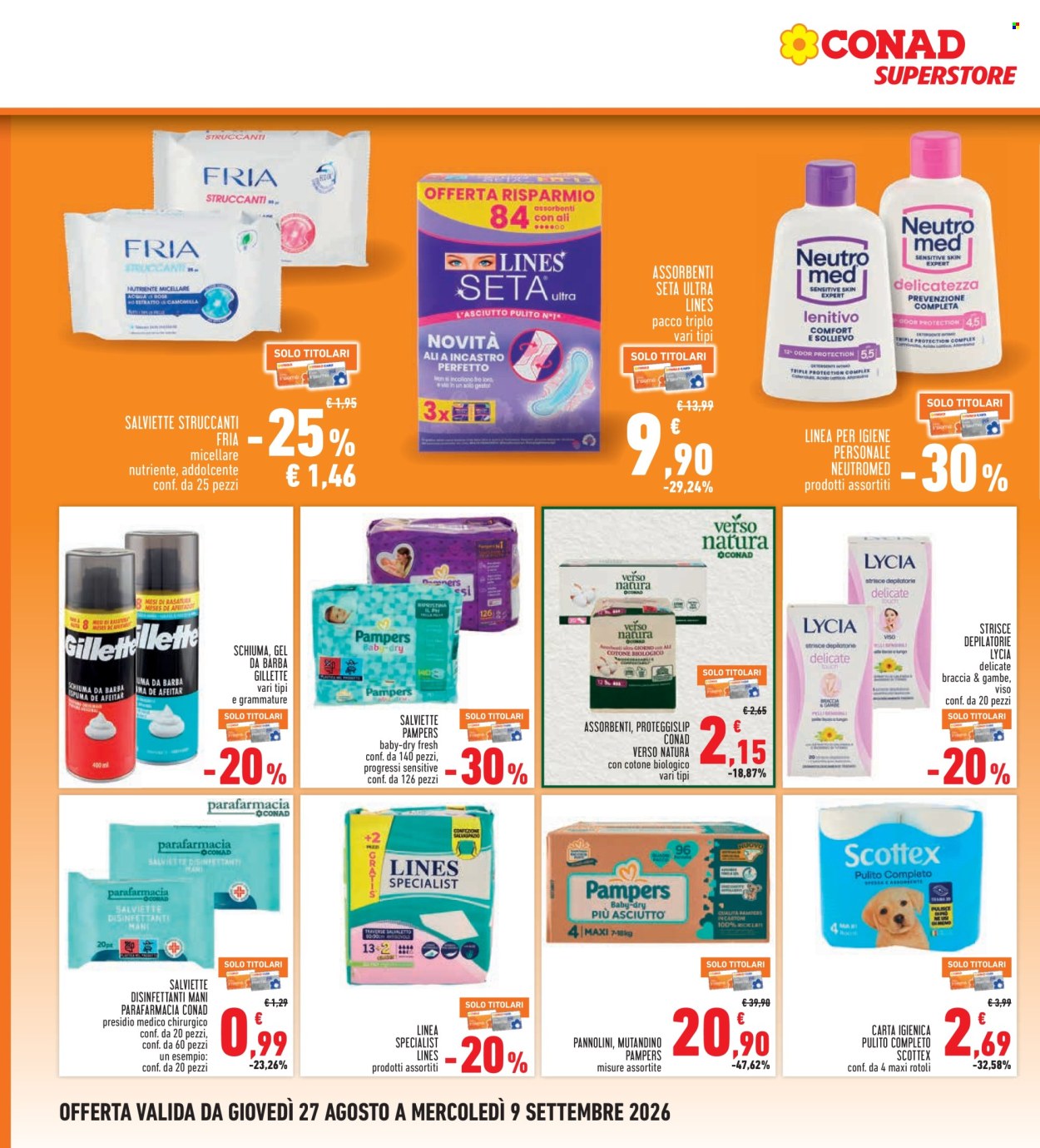 Volantino Conad Superstore - 27/8/2026 - 9/9/2026. Pagina 24