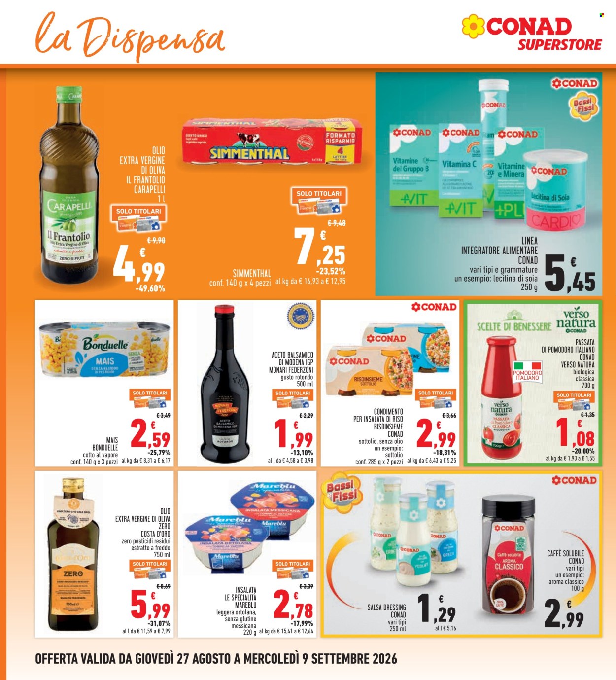 Volantino Conad - 27/8/2026 - 9/9/2026. Pagina 20
