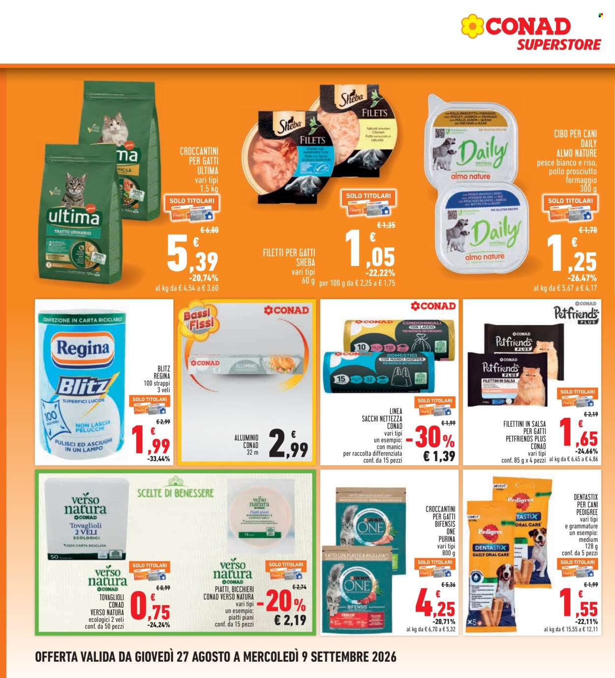 Volantino Conad - 27/8/2026 - 9/9/2026. Pagina 26