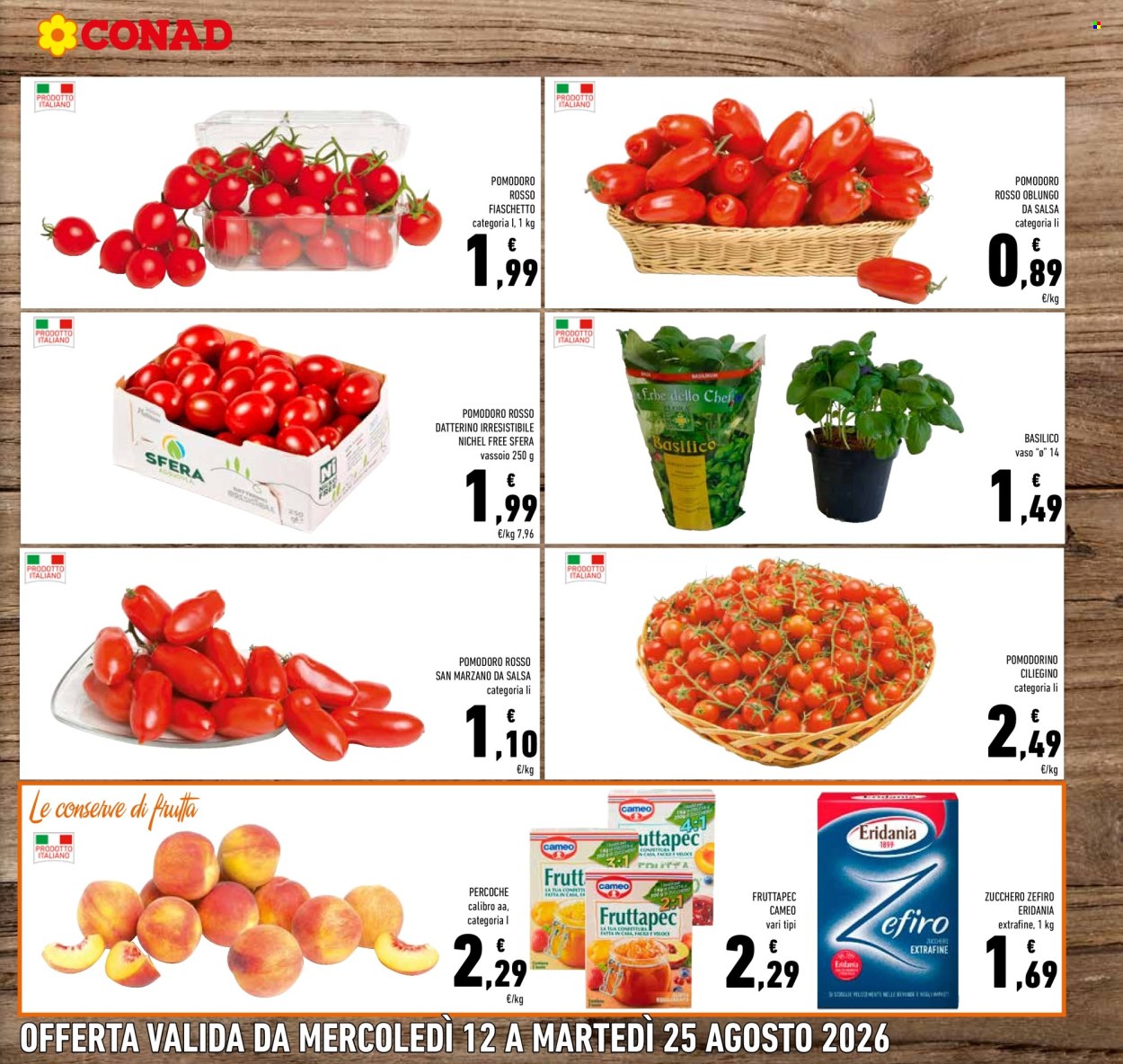 Volantino Conad - 12/8/2026 - 25/8/2026. Pagina 2