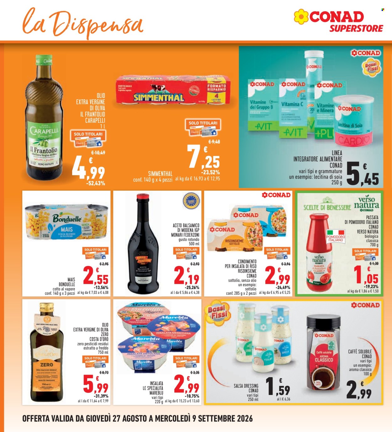 Leták Conad - 27.8.2026 - 9.9.2026. Strana 20