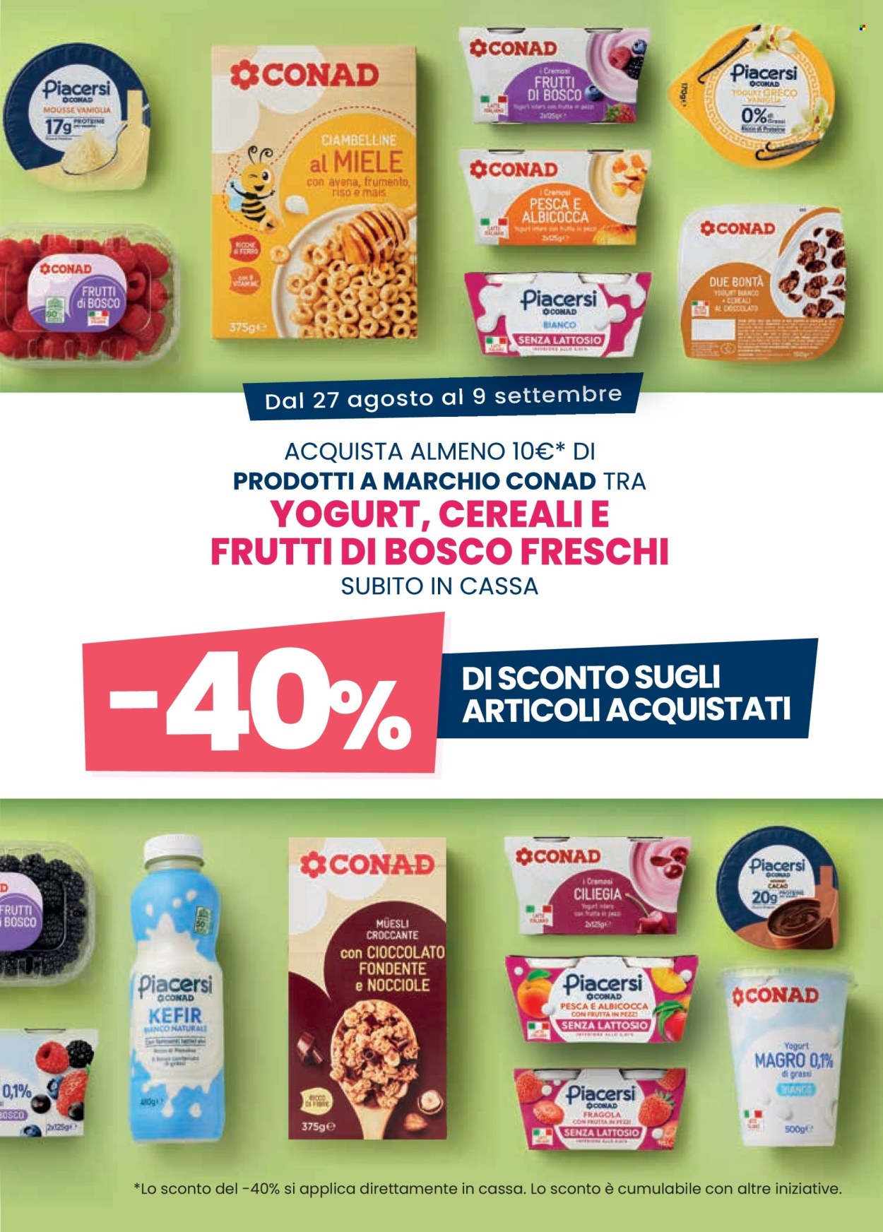 Volantino Conad - 27/8/2026 - 9/9/2026. Pagina 9