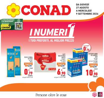 Volantino Conad - 27/8/2026 - 9/9/2026.