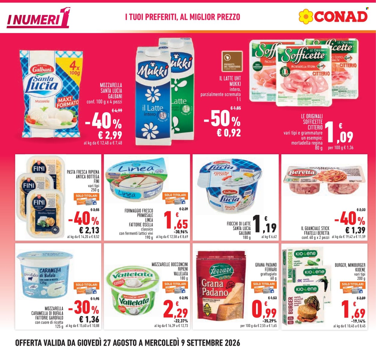 Volantino Conad - 27/8/2026 - 9/9/2026. Pagina 2