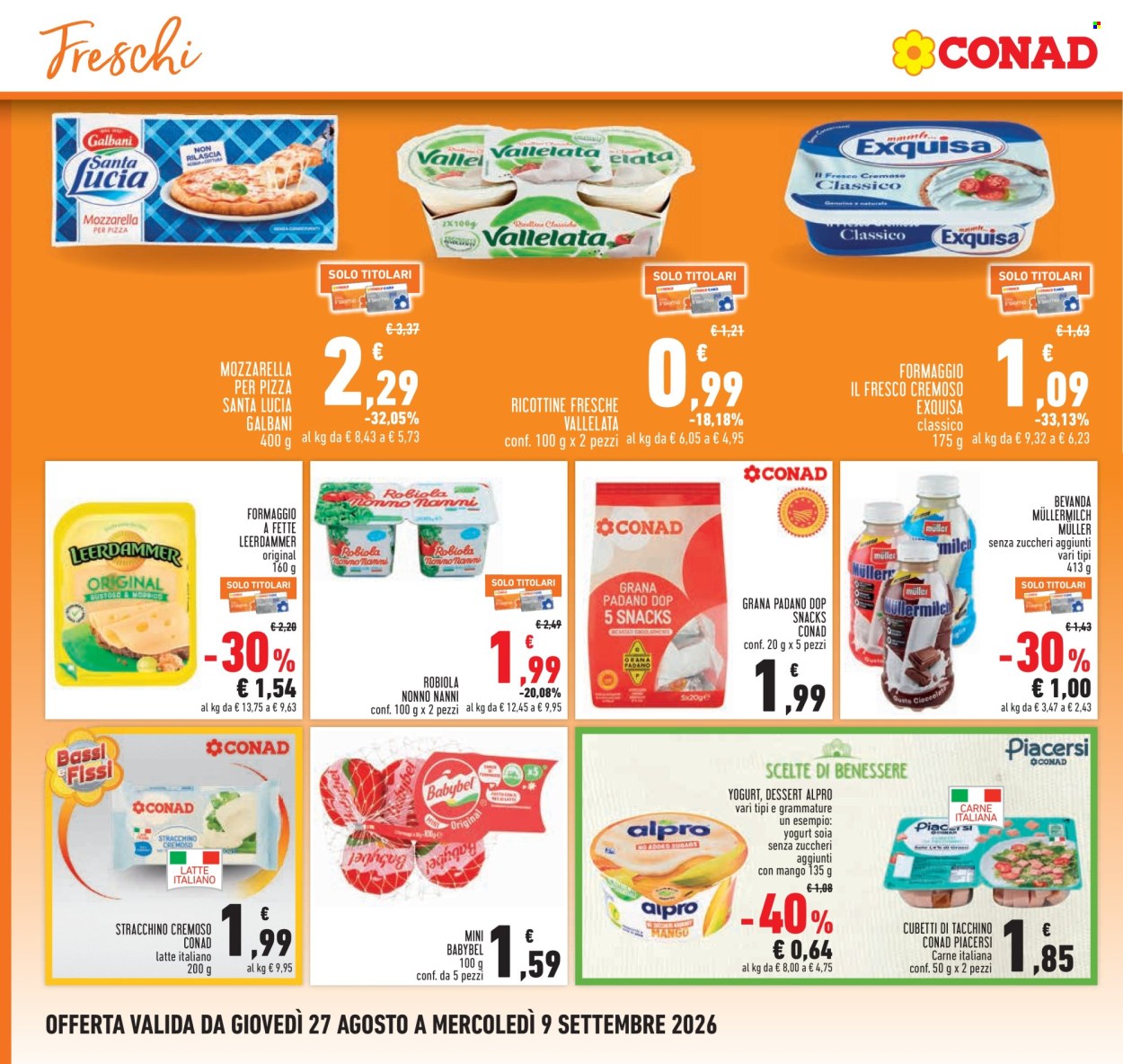 Volantino Conad - 27/8/2026 - 9/9/2026. Pagina 14