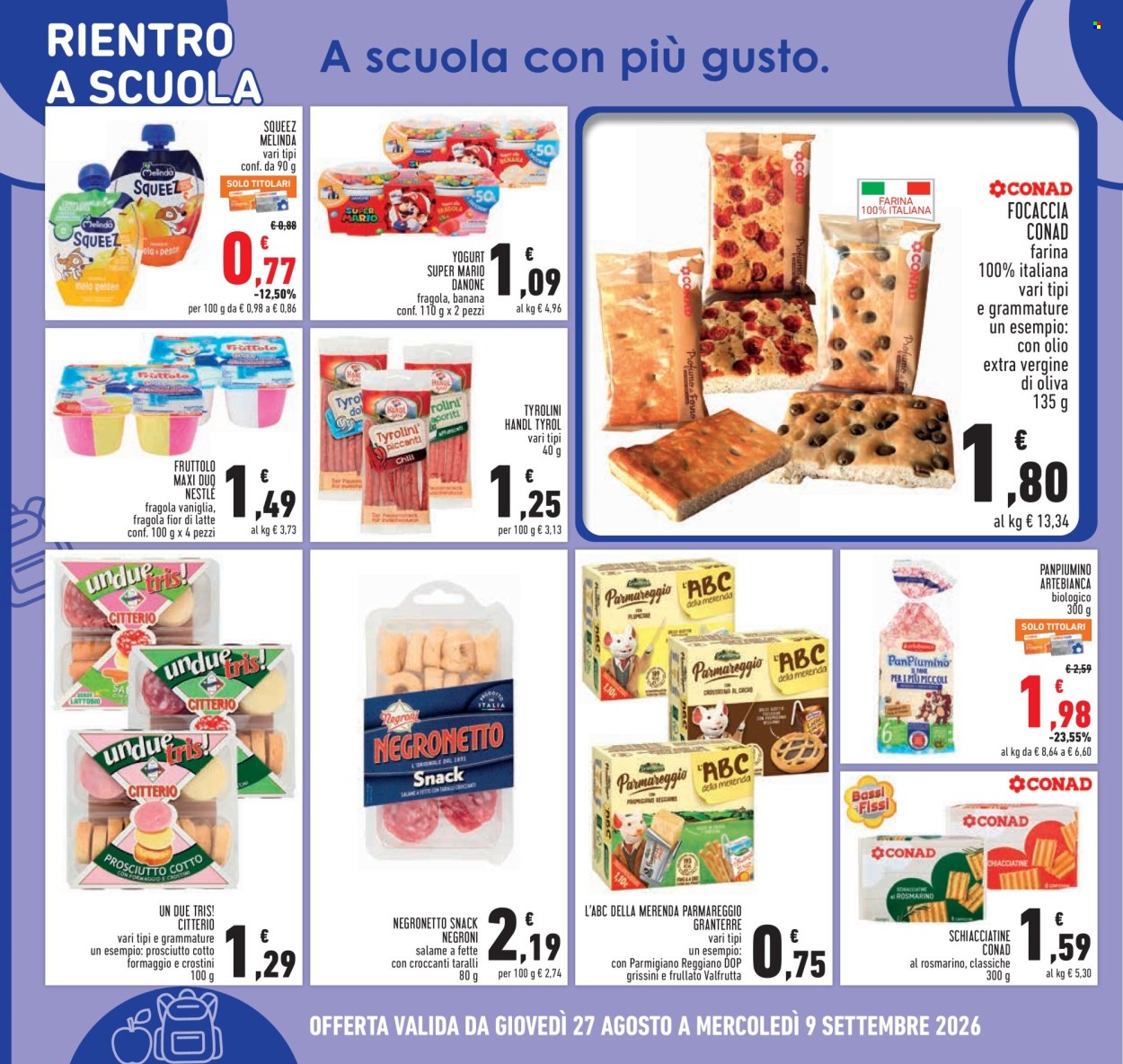 Volantino Conad - 27/8/2026 - 9/9/2026. Pagina 18