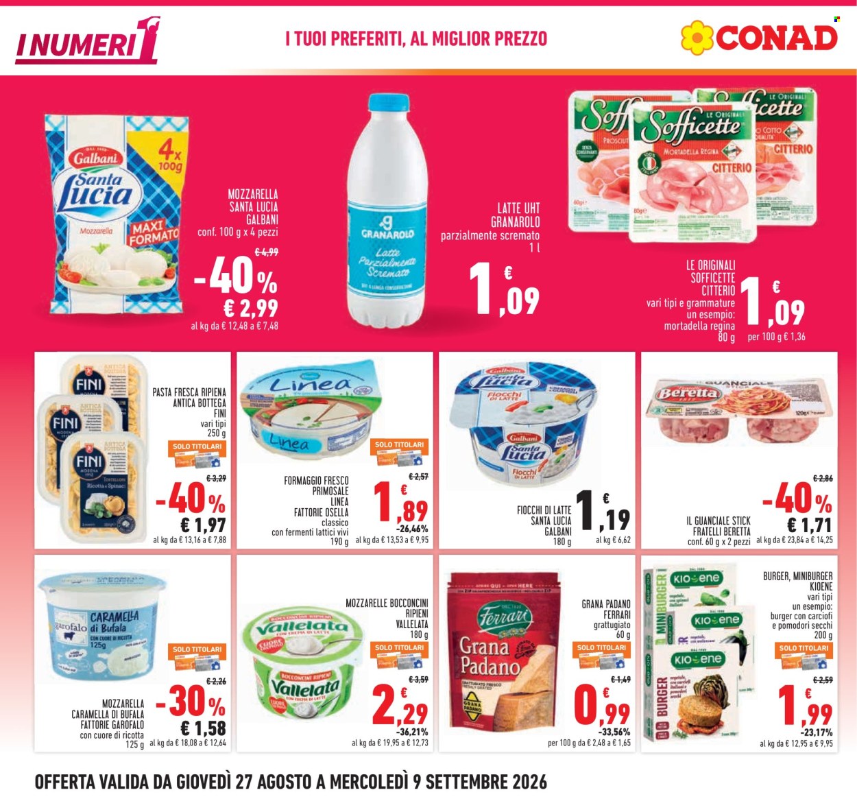 Leták Conad - 27.8.2026 - 9.9.2026. Strana 2