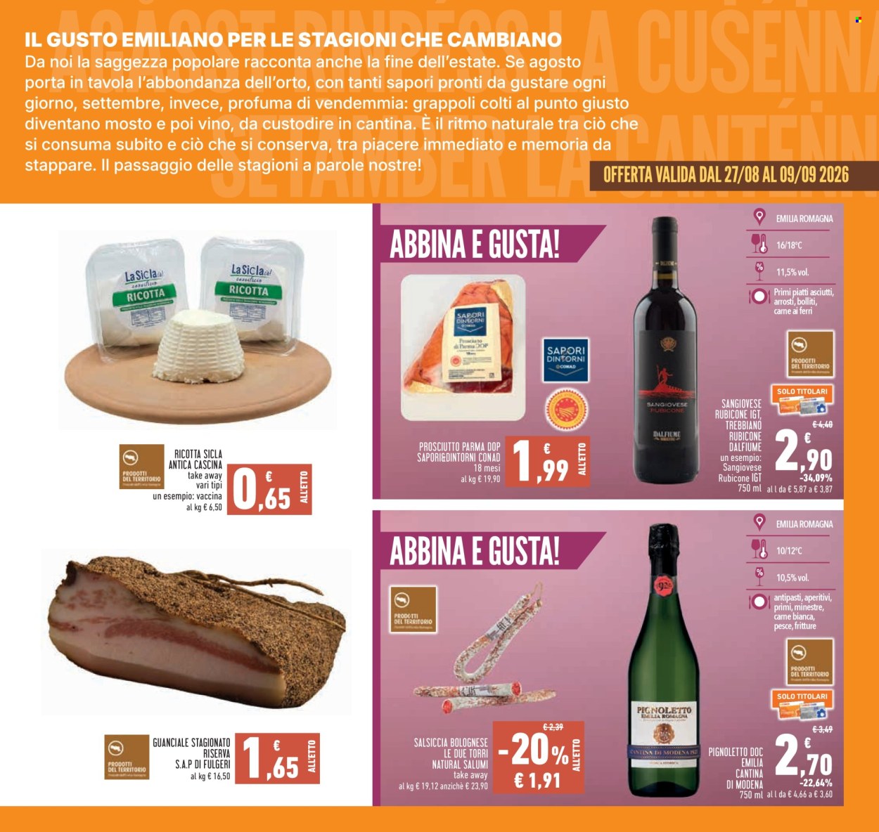 Leták Conad - 27.8.2026 - 9.9.2026. Strana 7