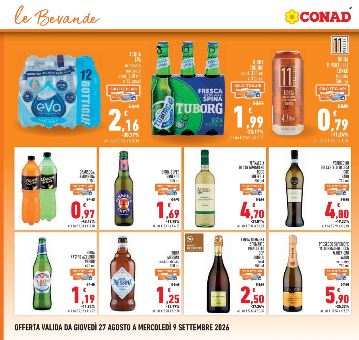 Leták Conad - 27.8.2026 - 9.9.2026. Strana 22