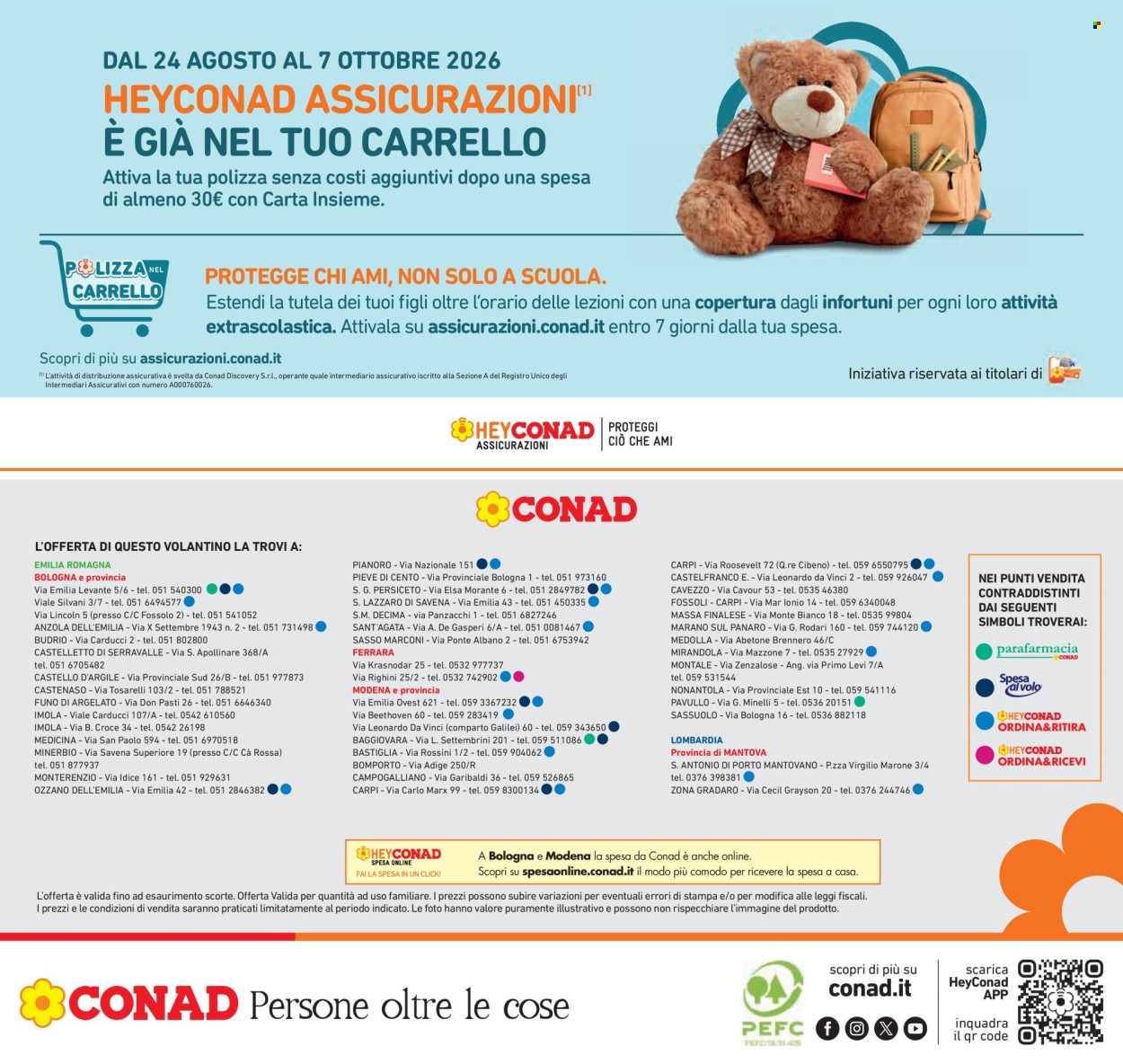 Leták Conad - 27.8.2026 - 9.9.2026. Strana 28