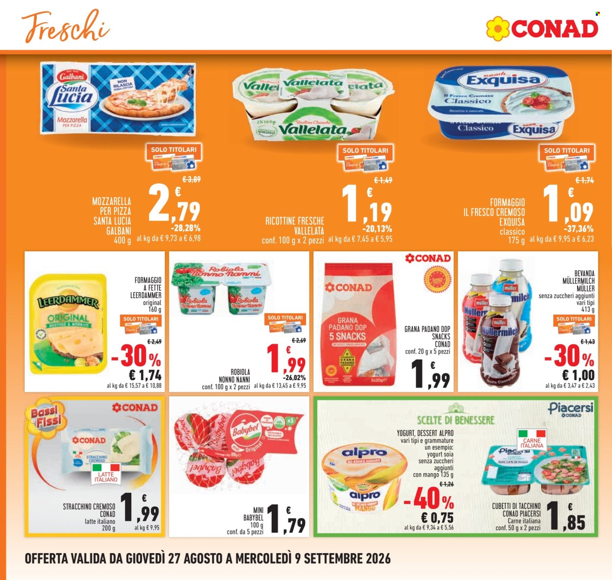 Volantino Conad - 27/8/2026 - 9/9/2026. Pagina 14