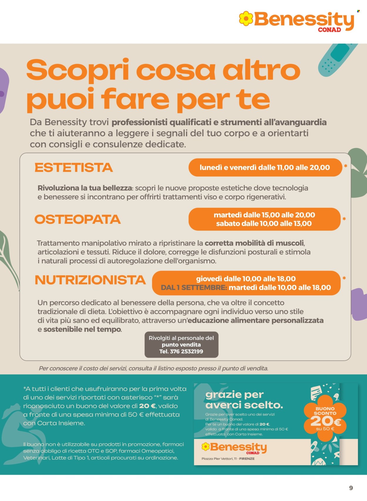 Leták Benessity Conad - 27.8.2026 - 9.9.2026. Strana 9