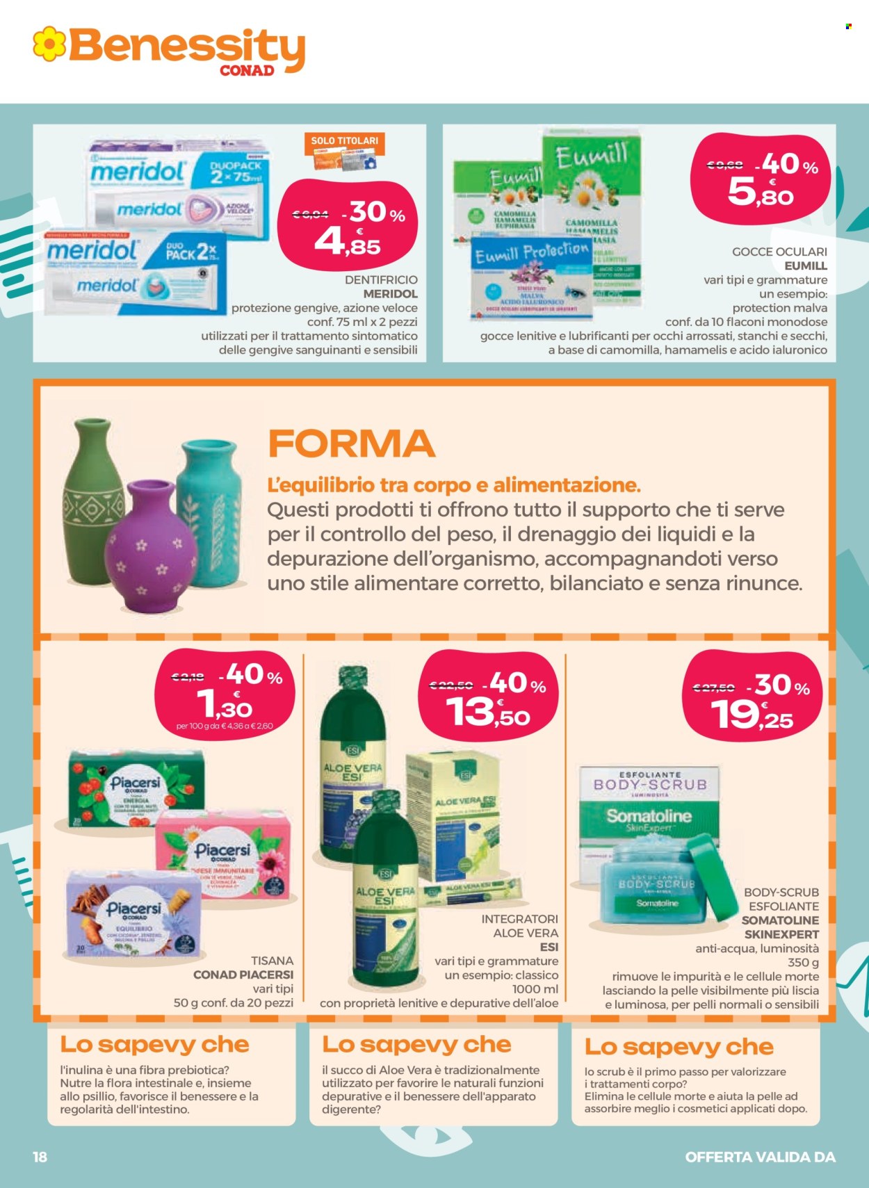 Leták Benessity Conad - 27.8.2026 - 9.9.2026. Strana 18