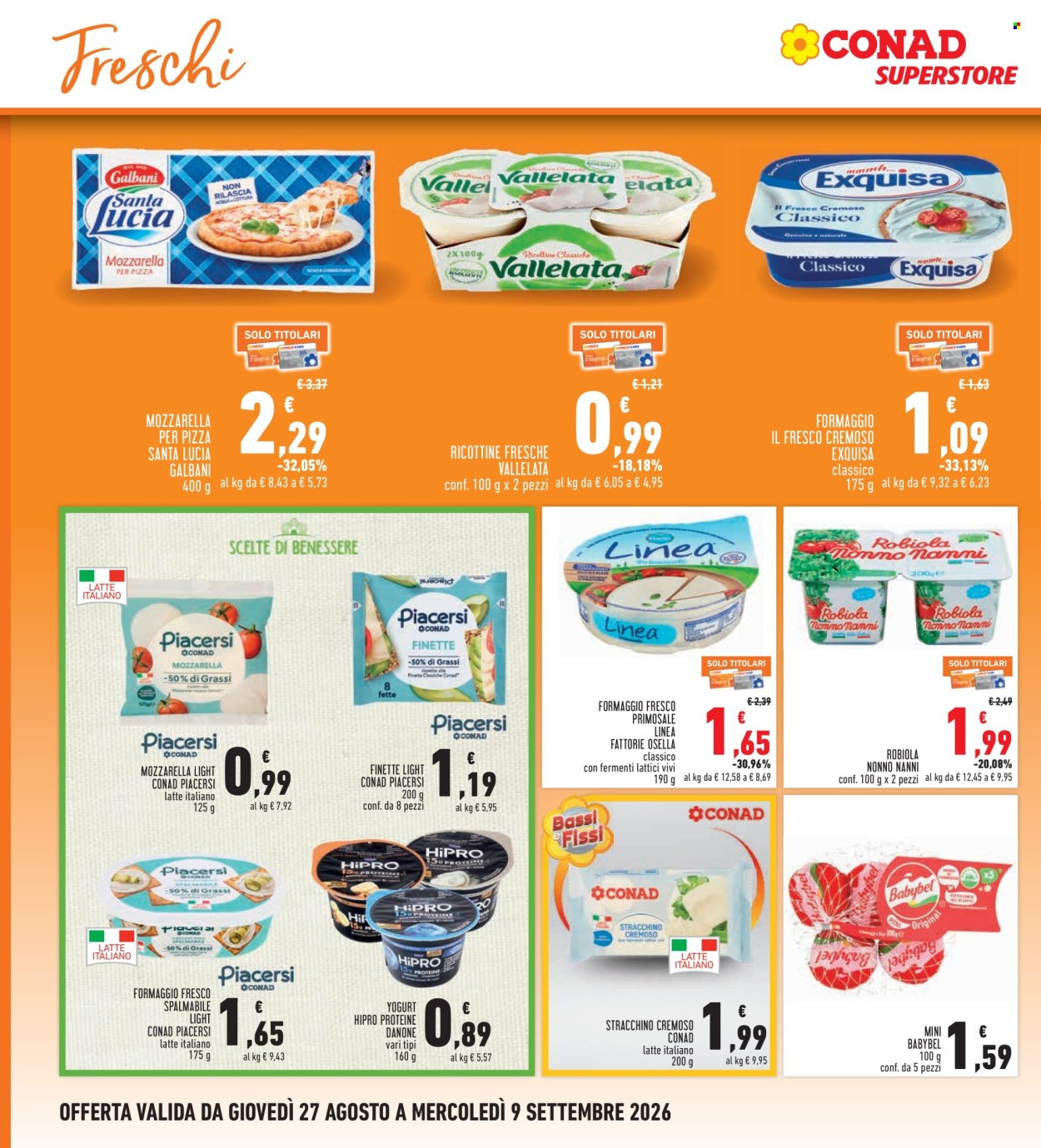 Volantino Conad - 27/8/2026 - 9/9/2026. Pagina 14