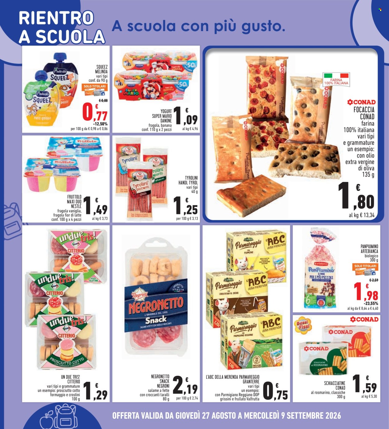 Leták Conad - 27.8.2026 - 9.9.2026. Strana 18