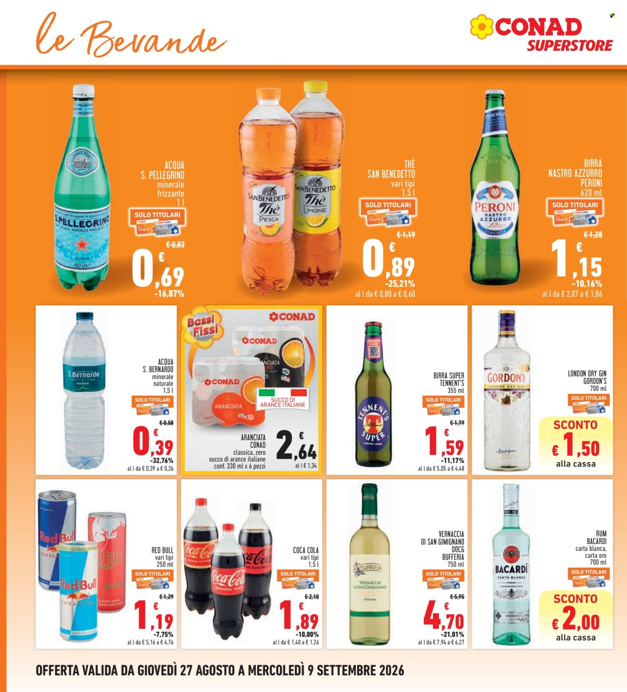 Volantino Conad - 27/8/2026 - 9/9/2026. Pagina 22