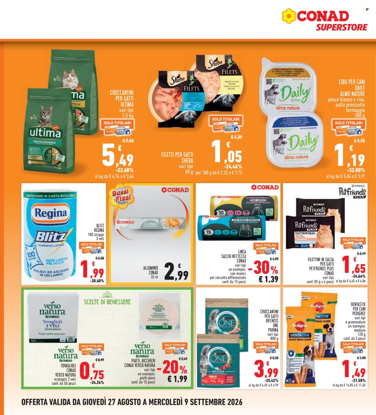 Volantino Conad - 27/8/2026 - 9/9/2026. Pagina 26