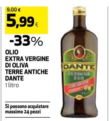 Olio Extra Vergine di Oliva Terre Antiche Dante