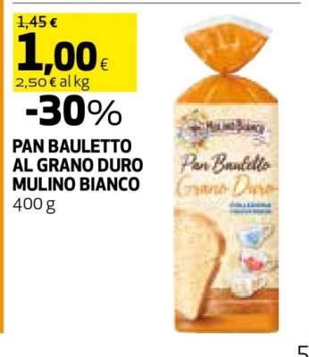 Pan Bauletto al Grano Duro Mulino Bianco