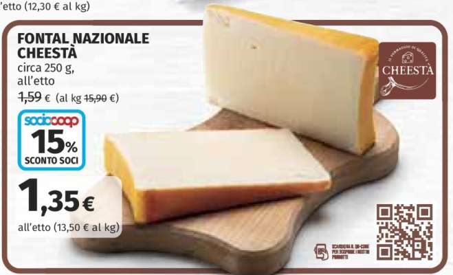 FONTAL NAZIONALE CHEESTÀ
