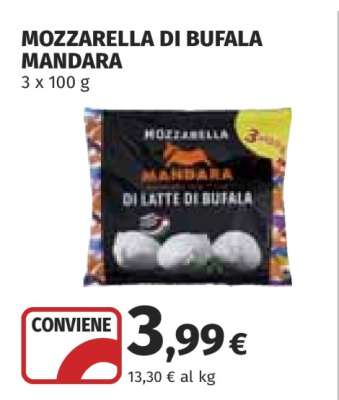 MOZZARELLA DI BUFALA MANDARA