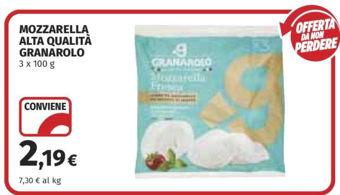 Mozzarella Alta Qualità Granarolo