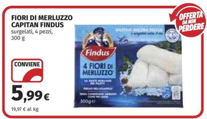 Fiori di Merluzzo Capitan Findus