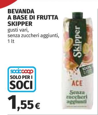 Bevanda a base di frutta Skipper
