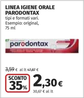 LINEA IGIENE ORALE PARODONTAX