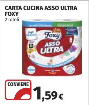 CARTA CUCINA ASSO ULTRA FOXY