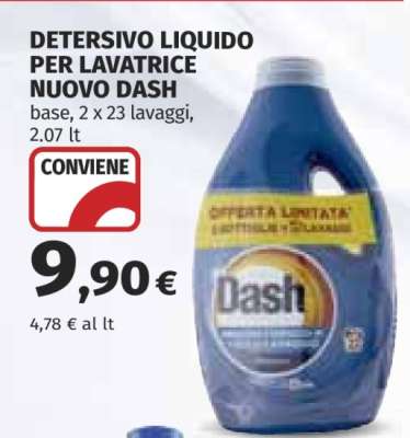 DETERSIVO LIQUIDO PER LAVATRICE NUOVO DASH