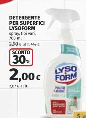 DETERGENTE PER SUPERFICI LYSOFORM