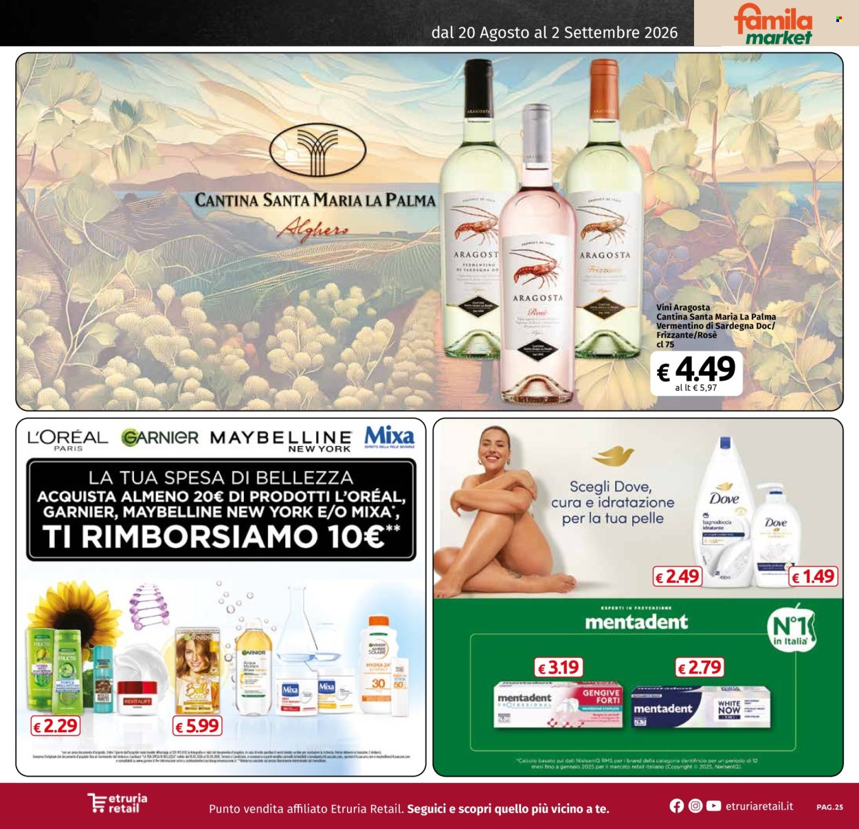 Volantino Famila - 20/8/2026 - 2/9/2026. Pagina 25