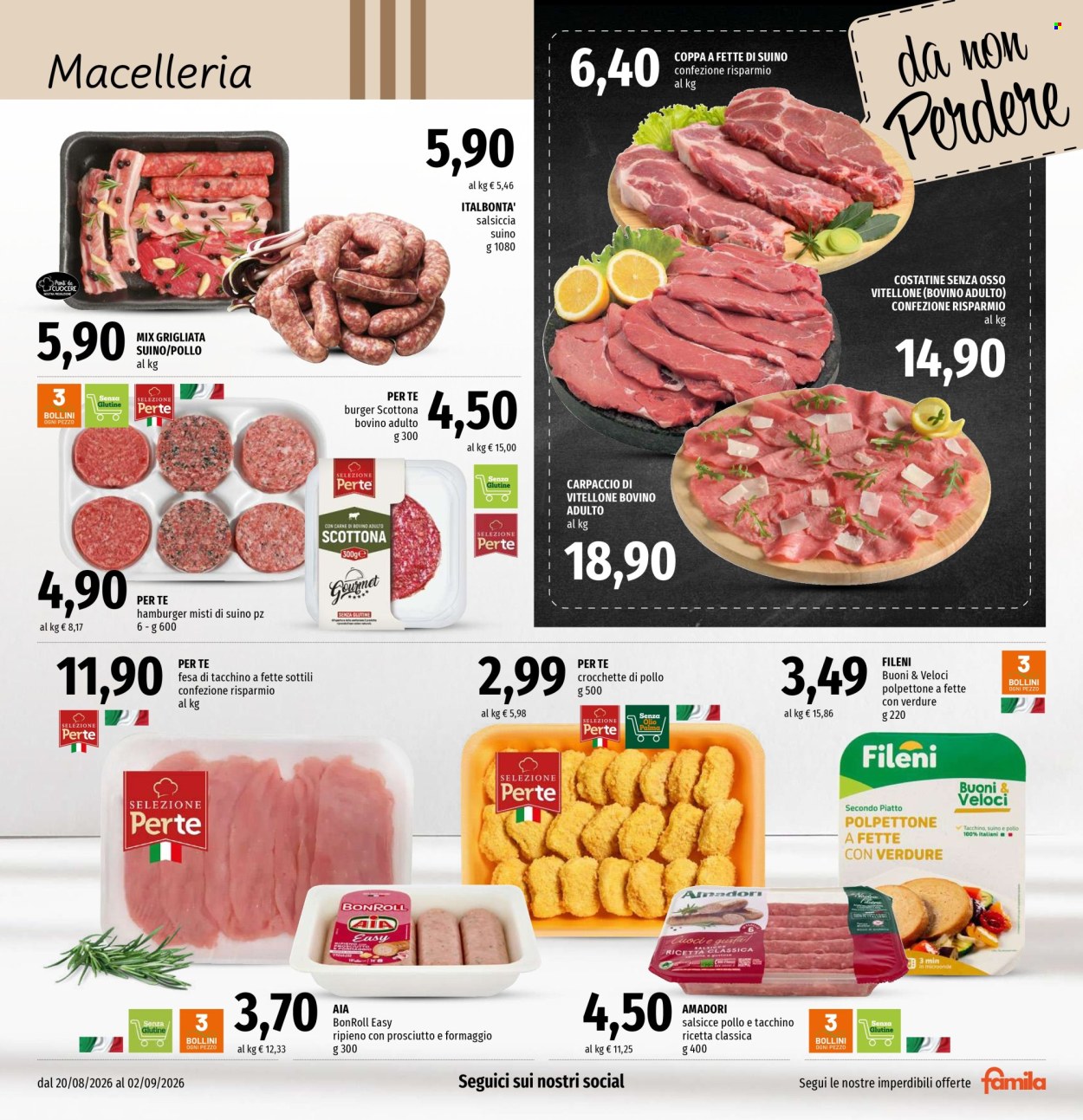 Volantino Famila - 20/8/2026 - 2/9/2026. Pagina 3