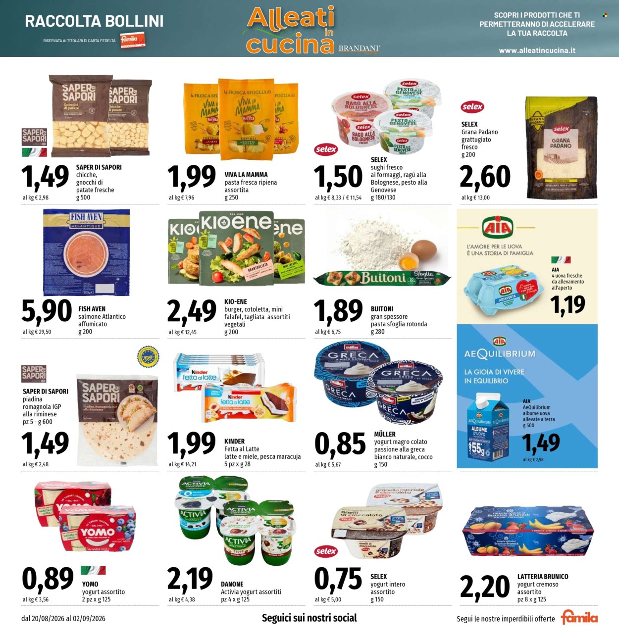 Volantino Famila - 20/8/2026 - 2/9/2026. Pagina 8