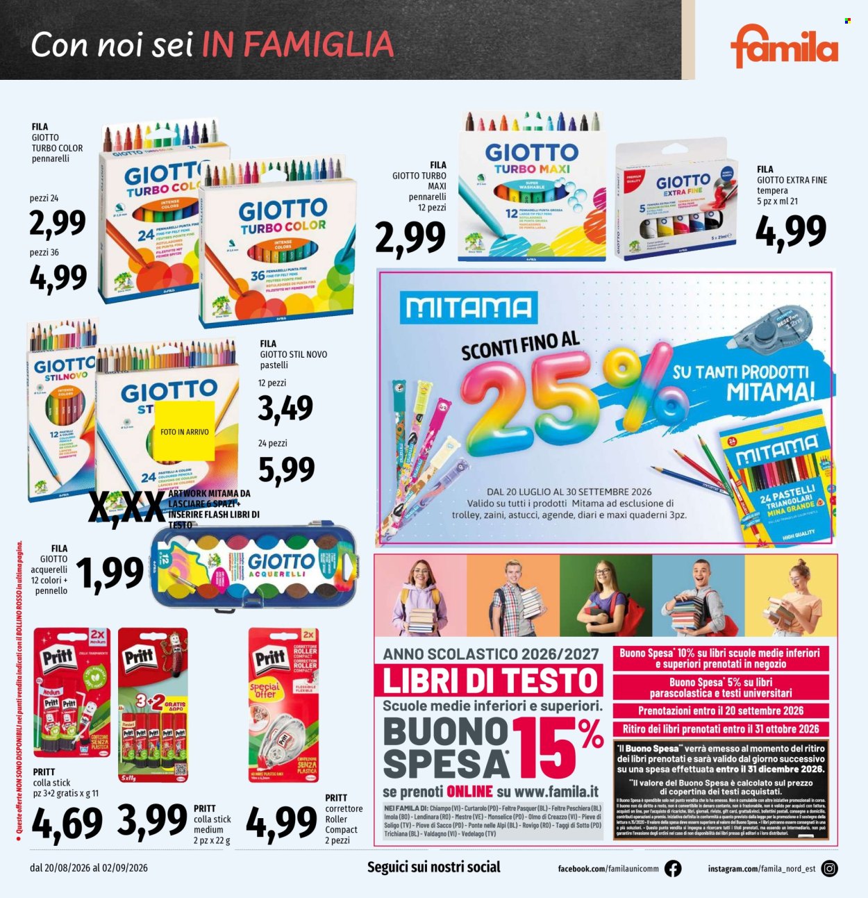 Volantino Famila - 20/8/2026 - 2/9/2026. Pagina 22