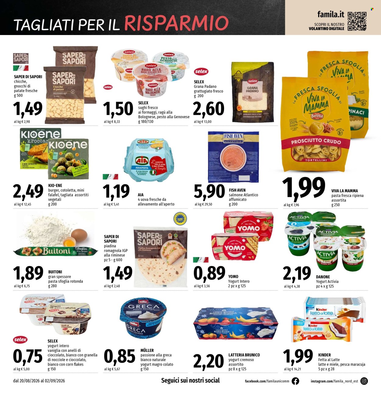 Volantino Famila - 20/8/2026 - 2/9/2026. Pagina 6