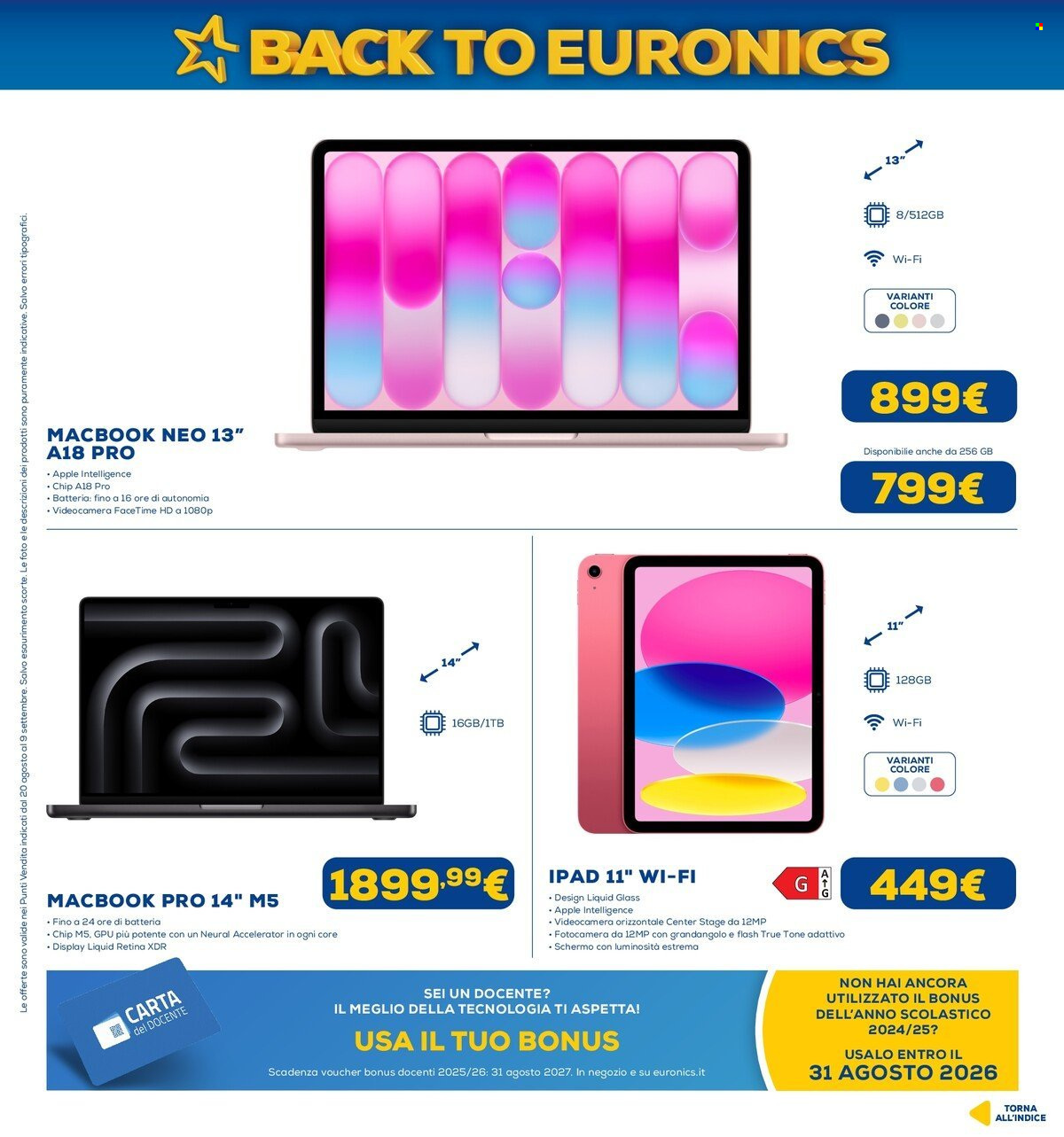 Volantino Euronics - 20/8/2026 - 9/9/2026. Pagina 3