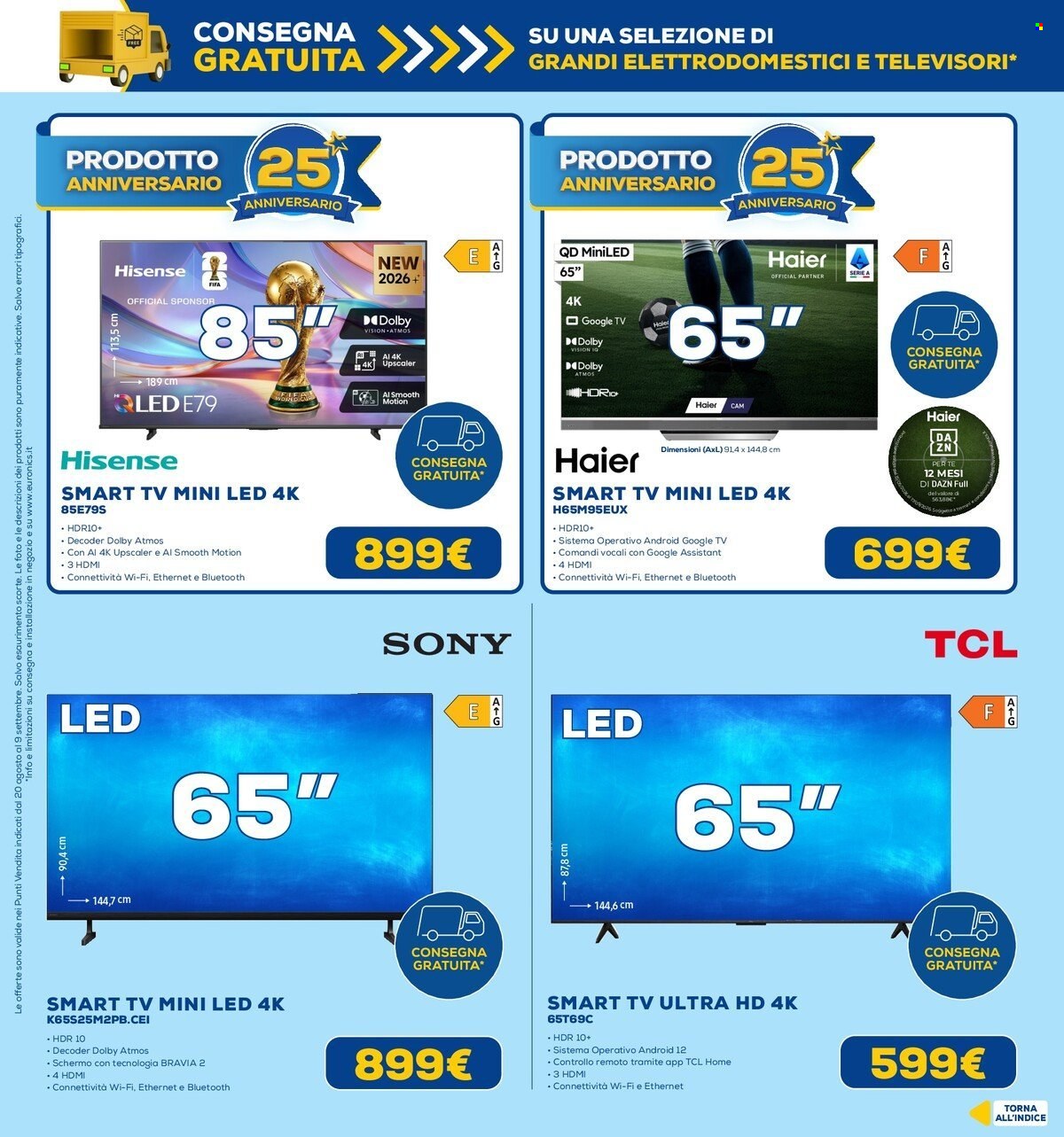 Volantino Euronics - 20/8/2026 - 9/9/2026. Pagina 24