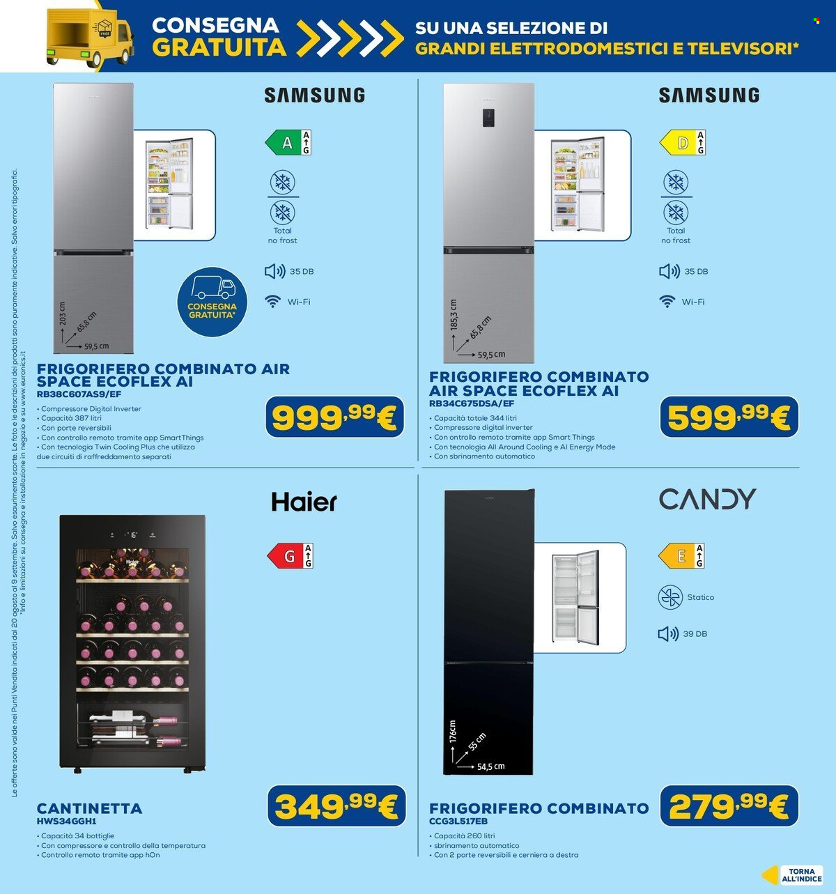 Volantino Euronics - 20/8/2026 - 9/9/2026. Pagina 35