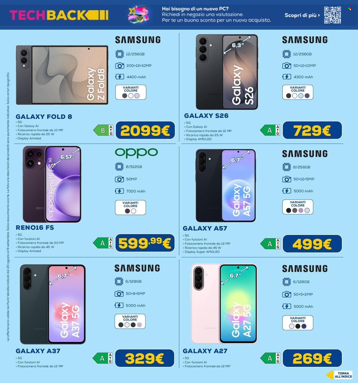Volantino Euronics - 20/8/2026 - 9/9/2026. Pagina 39