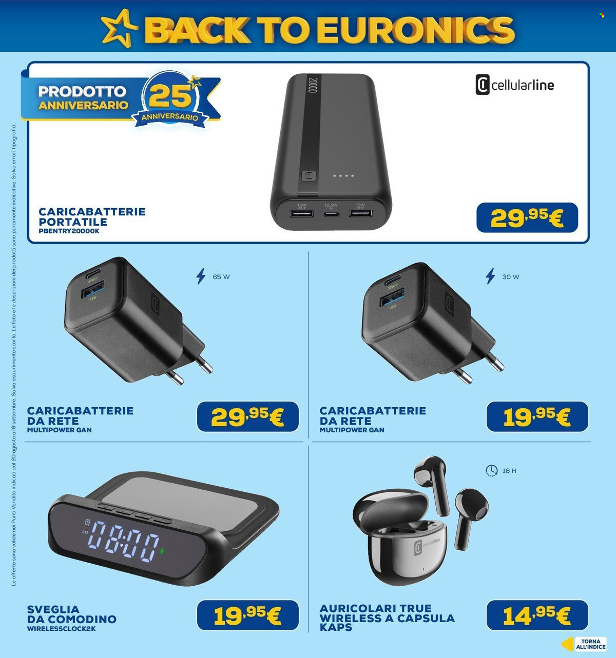 Volantino Euronics - 20/8/2026 - 9/9/2026. Pagina 40