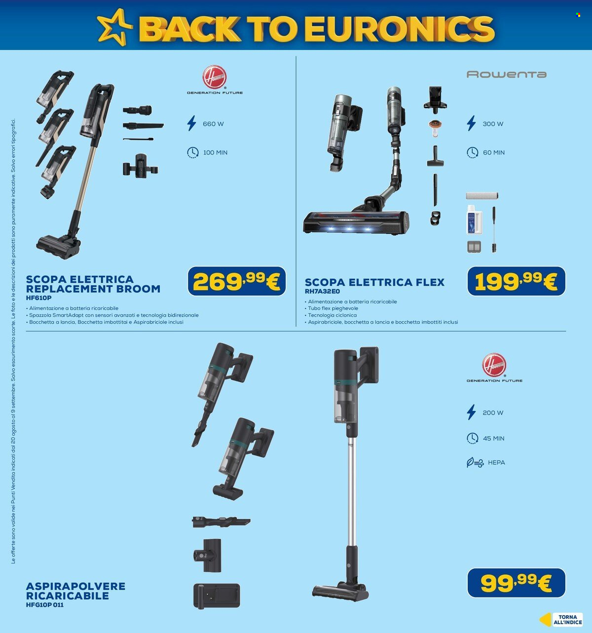Volantino Euronics - 20/8/2026 - 9/9/2026. Pagina 44
