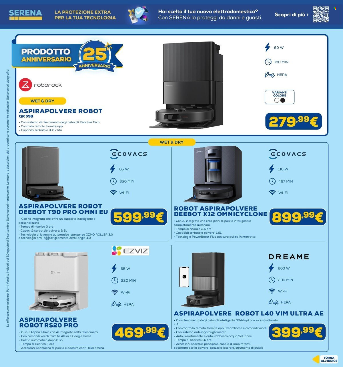Volantino Euronics - 20/8/2026 - 9/9/2026. Pagina 45