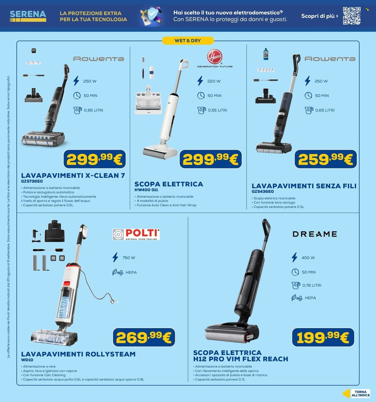 Volantino Euronics - 20/8/2026 - 9/9/2026. Pagina 47