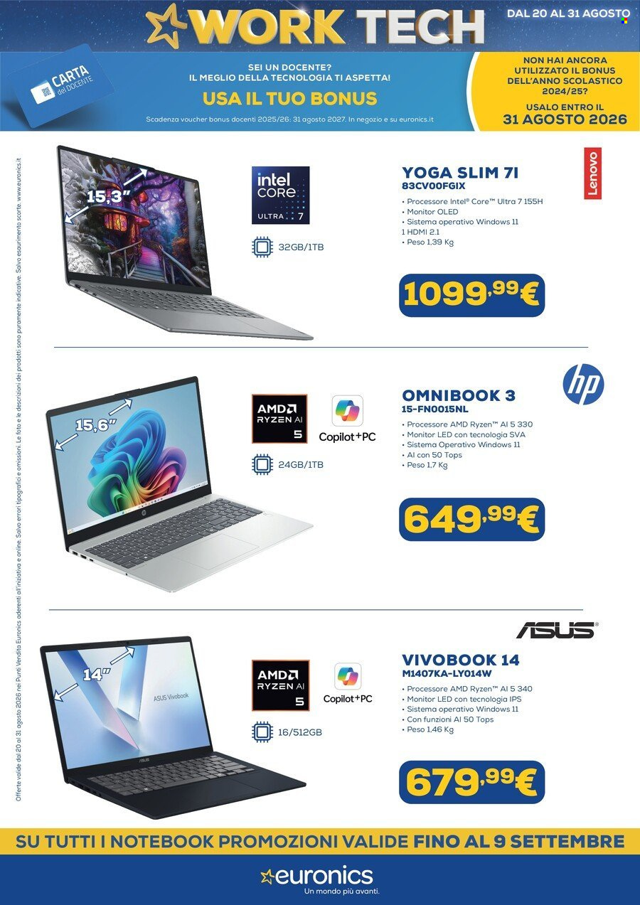 Volantino Euronics - 20/8/2026 - 31/8/2026. Pagina 8