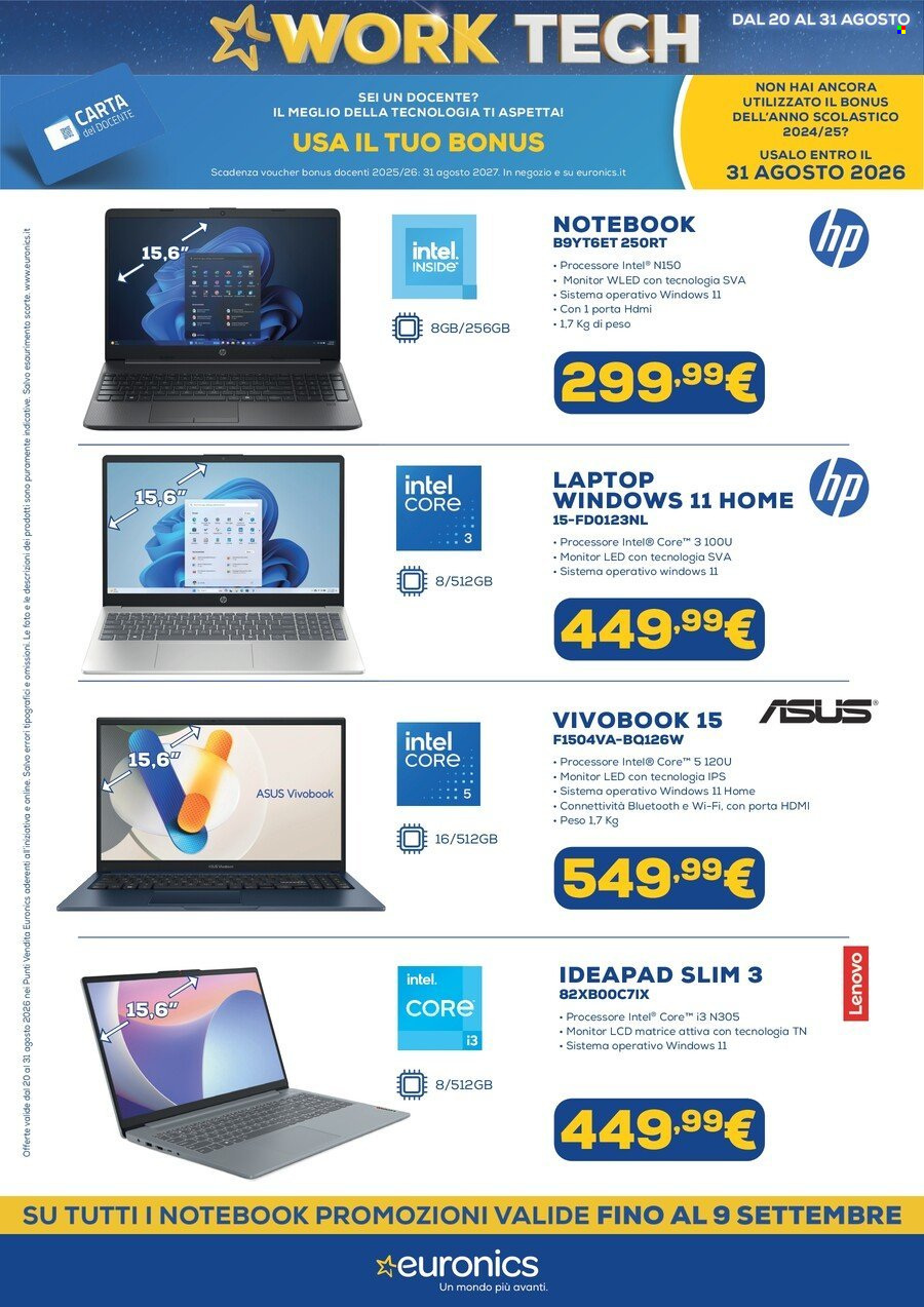 Volantino Euronics - 20/8/2026 - 31/8/2026. Pagina 10