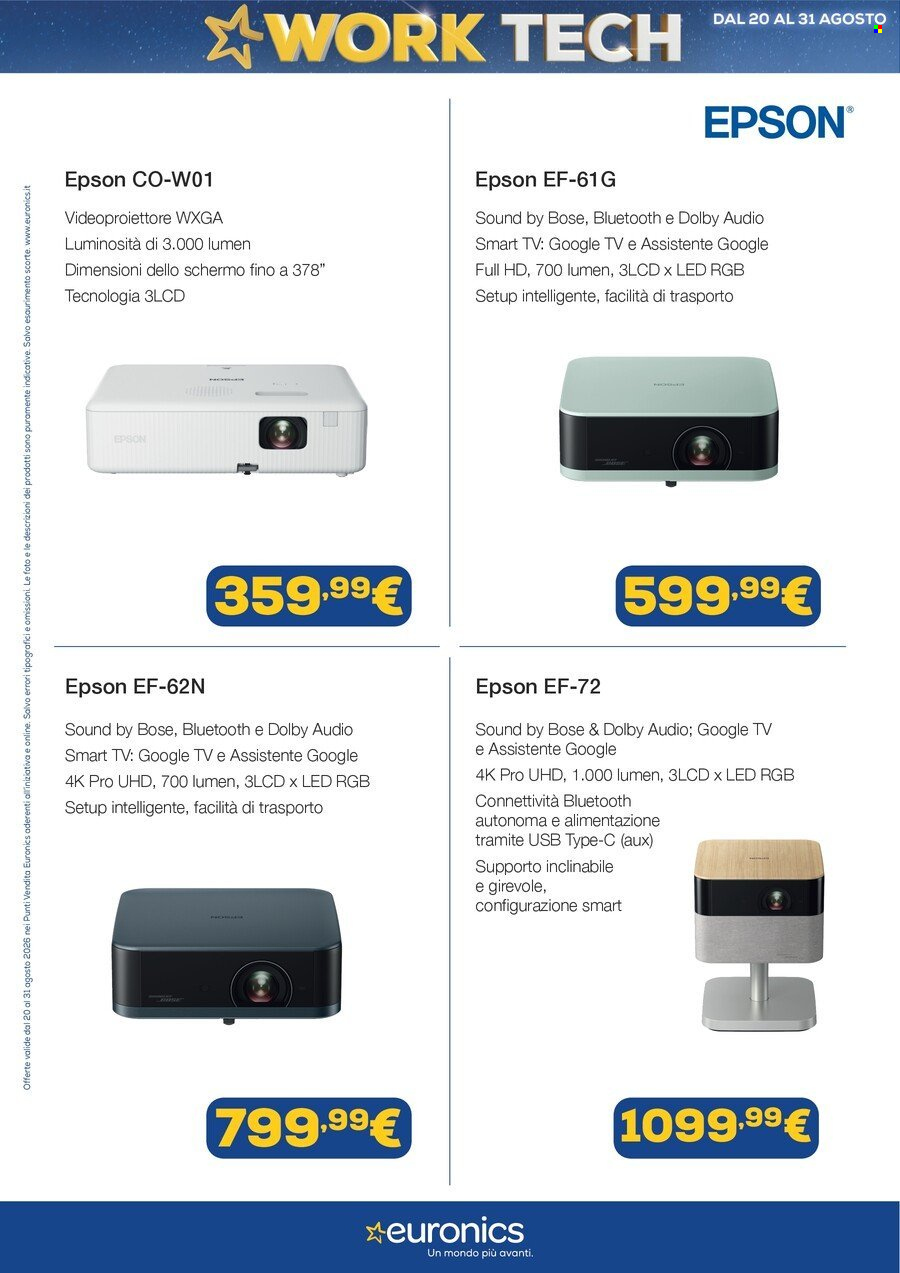 Volantino Euronics - 20/8/2026 - 31/8/2026. Pagina 14