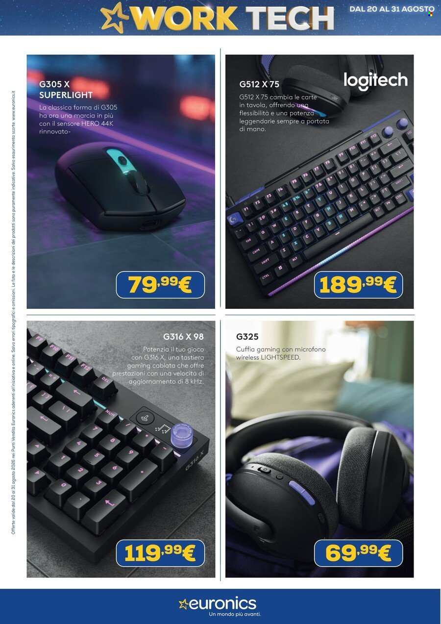 Volantino Euronics - 20/8/2026 - 31/8/2026. Pagina 19