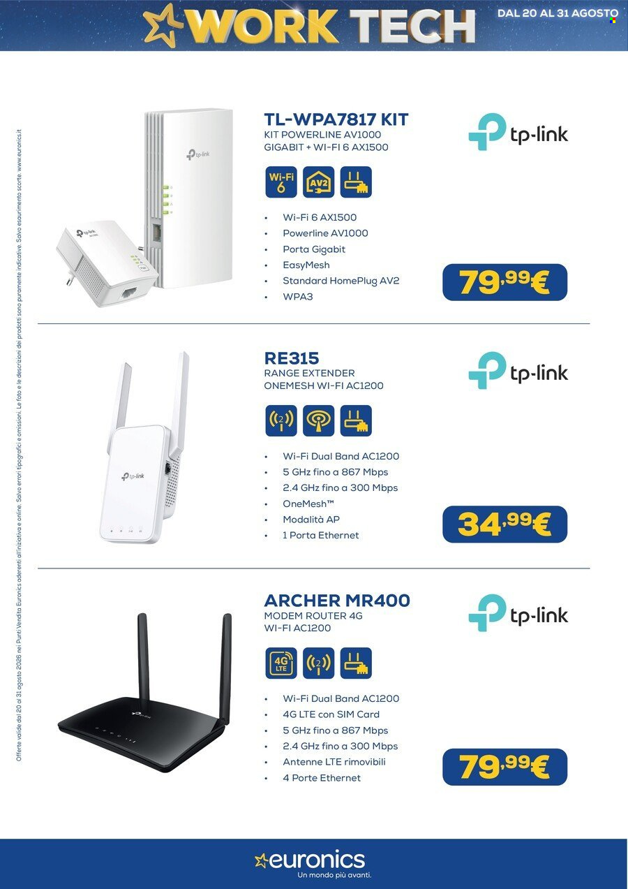 Volantino Euronics - 20/8/2026 - 31/8/2026. Pagina 23